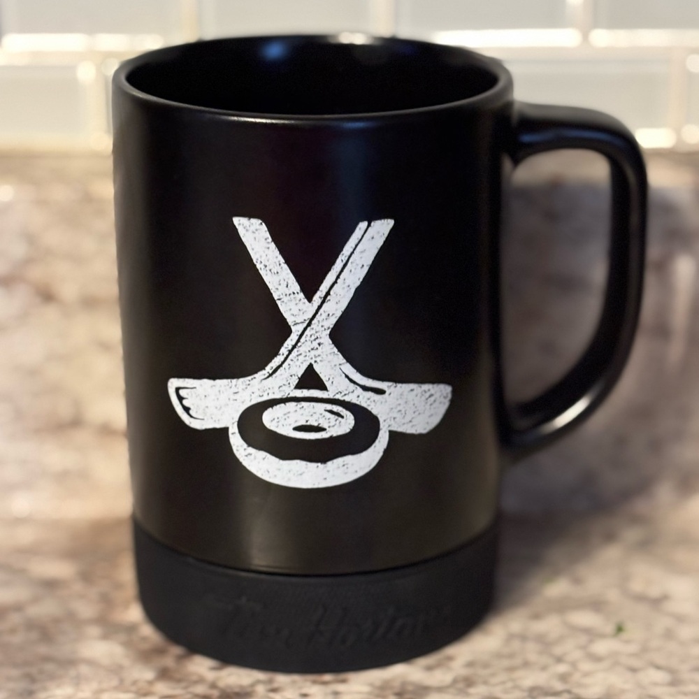 Tim Hortons Hockey Puck Mug (2013) black cup coffee